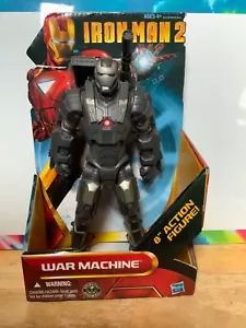 War Machine 8" Highly Detailed Action Figure Iron Man 2 Marvel Hasbro 2010 New - Picture 1 of 11