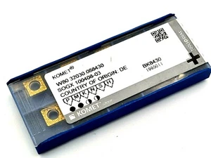 10x Wendeplatten Komet W80 3230.088430 SOEX 100408-03 BK8430 mit Rechnung - Picture 1 of 1