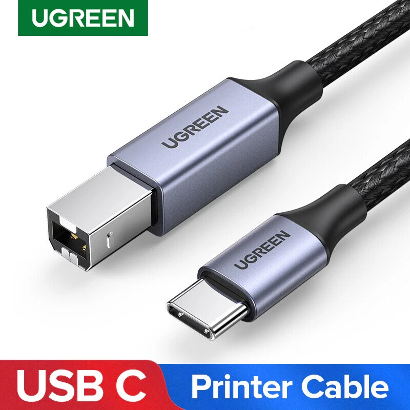 Ugreen USB Type C to USB Type B 2.0 Cable Printer Scanner Cord - 0.5m 1m 2m 3m - Image 1 of 4