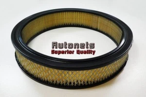 14 "x2" Filtro de papel purificador de aire redondo Elemento de filtro Street Hot Rat Rod SBC BBC Chevy - Imagen 1 de 2