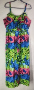 Vibrant Lane Bryant Tropical Ruffle dress SZ 18 Plus - Picture 1 of 4