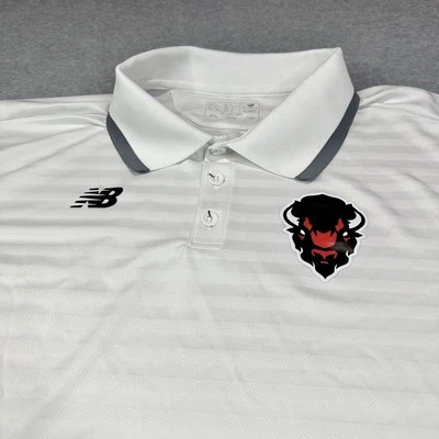 Buffalo Sabres Polo Shirt Mens 3XL New Balance Jacquard Performance Stretch  - Image 1 of 4