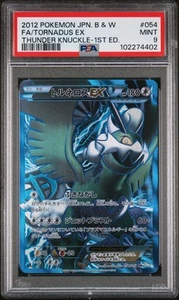 PLASMA Thundurus & Tornadus EX Set Pokemon FA Thunder Knuckle SR Japanese PSA 9 - Picture 1 of 5