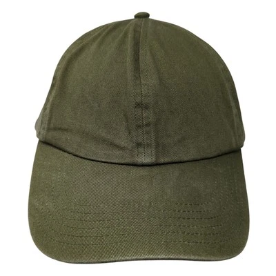 Gorra de béisbol sin marca Slideback verde talla única ajustable en blanco accesorios grandes Foto 1 de 4