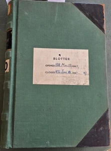 RARE NEW YORK CITY NY PD 1943 Police Blotter 32th Precinct -5/43-6/43 - Bild 1 von 22
