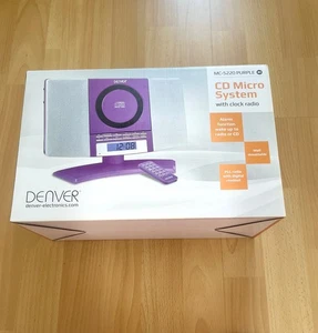 DENVER CD MICRO SYSTEM MC 5220 / PURPLE / GEBRAUCHT - Bild 1 von 2
