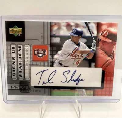 2005 Upper Deck Pros & Prospects Terrmel Sledge Signs Of Stardom Auto  - Image 1 of 4