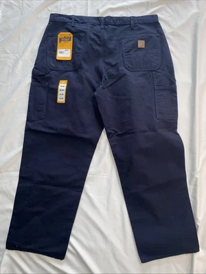 Men's Carhartt BN0011-M Loose Fit Washed Duck Utility Pants BLACK NWT 42x30 - Image 1 of 4