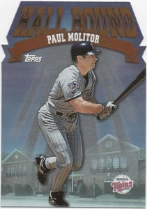 Paul Molitor 1998 TOPPS BASEBALL Hall Bound Die-Cut #HB1 Twins - Picture 1 of 2