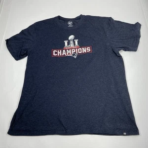 New England Patriots Super Bowl 51 LI Champions XXL Shirt 47 - Picture 1 of 5