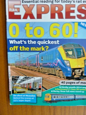 `Rail Express`  January 2014  (Neasden Underground Depot) - Image 1 of 4