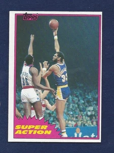 1981 TOPPS #106 KAREEM ABDUL JABBAR WEST RAZOR SHARP HOF .99 SHIP Y123 - Picture 1 of 2