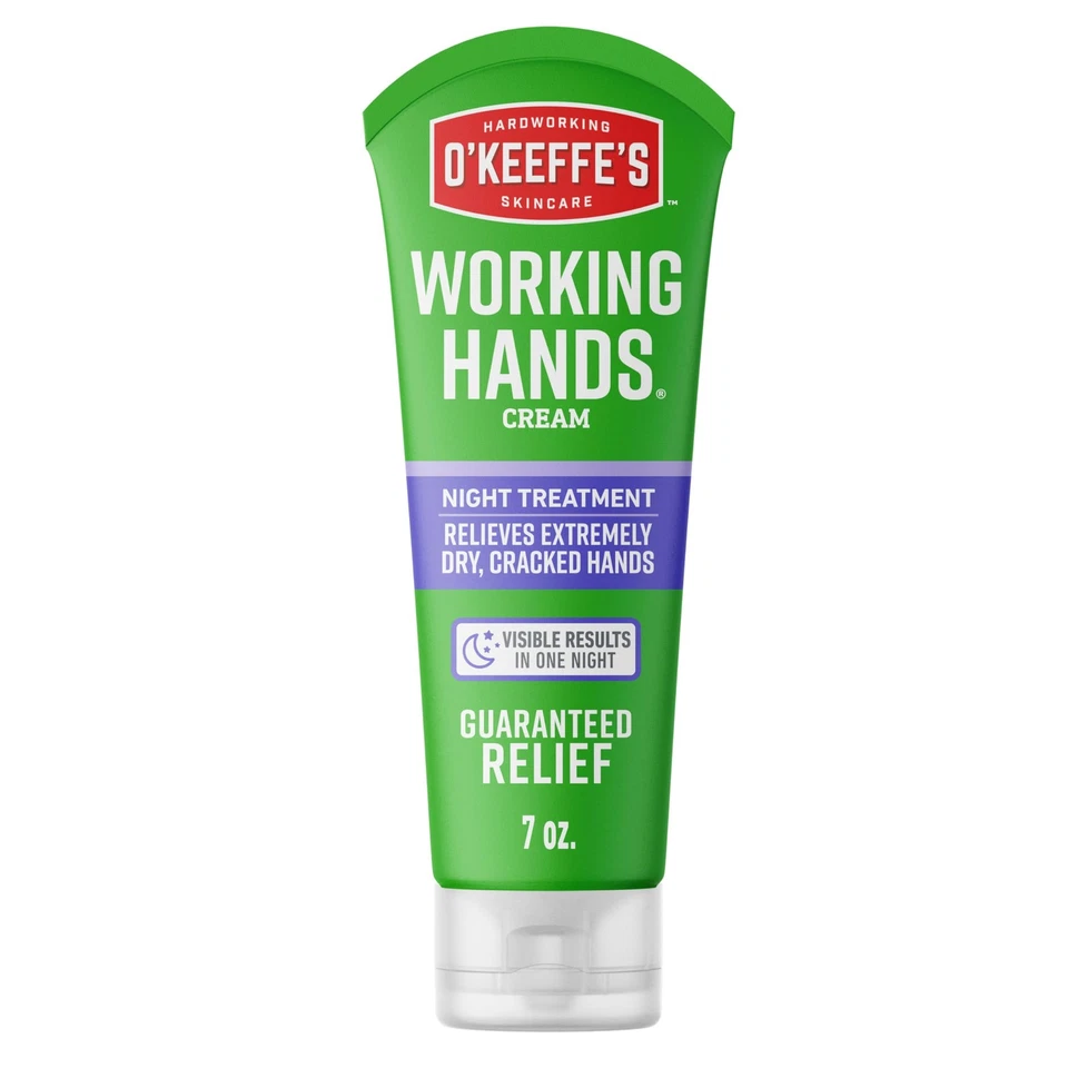 Crema de manos tratamiento nocturno O'Keeffe's Working Hands para sequedad extrema - 7 oz Foto 1 de 4