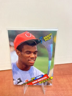 1993 Topps Archives #1 Draft Pick David Robinson #7 San Antonio Spurs - Image 1 of 2