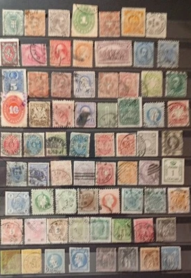 collection timbres anciens avant 1900 tous pays different grosse cote alt old kw - Photo 1/2