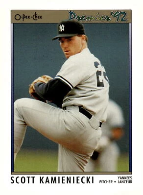 1992 O-Pee-Chee Premier #110 Scott Kamieniecki - Image 1 of 2