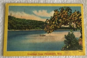 Greetings From Fremont,  Wisconsin - Postcard (D1) - Picture 1 of 2