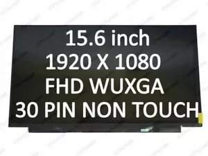 Innolux 15.6 Slim WLED LCD Screen 1920 x 1080 FHD 30 Pin eDP N156HCA-EBB - Picture 1 of 5