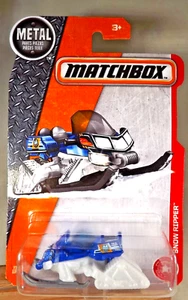 2016 Matchbox 73/125 MBX Rescue SNOW RIPPER Blue-White w/Black Mini Wheels - Picture 1 of 6