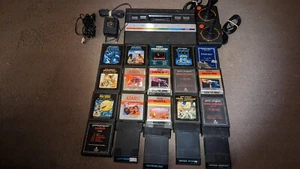 Atari 2600 Jr   Rainbow w/  joysticks adapters, 20 GAMES ALL TESTED - Picture 1 of 6