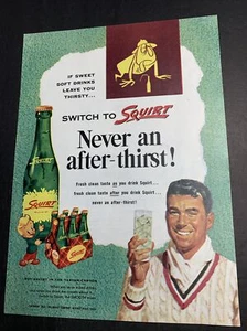 Squirt Boy Soda Werbung 6 Stück Flaschen Logo Werbung 1954 Beverly Hills Ori - Bild 1 von 6