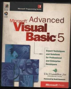 MICROSOFT advanced VISUAL BASIC 5 programming series 800 pages with CD ROM - Foto 1 di 2