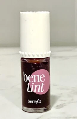 BENEFICIO ~ MANCHA DE LABIOS Y MEJILLAS TEÑIDA DE ROSA BENETINT ~ 0,2 oz, 6 ml nueva sin caja Foto 1 de 2