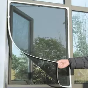Indoor Insect Fly Screen Curtain Mesh Bug Mosquito Netting Door Window - Picture 1 of 27