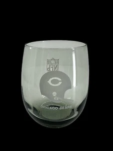 Vintage 1960s-70s Chicago Bears NFL Whiskey Glass Replacement 12oz Smoke Gray - Picture 1 of 8
