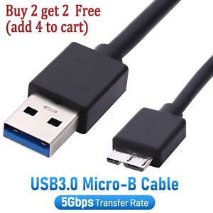 Micro USB 3.0 Cable High Speed Data SYNC For HDD Portable External Hard Drive US