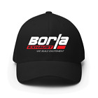 Chapeau imprimé logo d'échappement Borla entièrement fermé casquette de baseball
