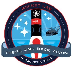 Rocket Lab - There and Back Again - Vinyl Sticker - 3 in. - Picture 1 of 1