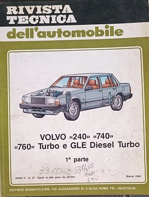 Manuali Volvo 240-740 - Immagine 1 di 4