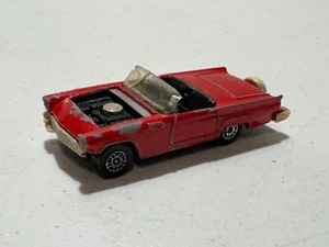 1980 Corgi Ford Thunderbird Red Convertible VEGAS Dan Tanner 1:64 - Picture 1 of 5