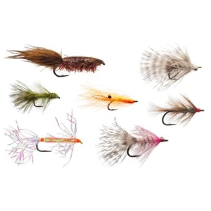 Sbirolino-Set Meerforellenfliegen handgebunden Ahrex Haken Out for Trout - Bild 1 von 8
