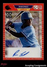 2021 Leaf Pro Set Metal '89 Wave Red #PARS3 Ryan Spikes ROOKIE AUTO RC