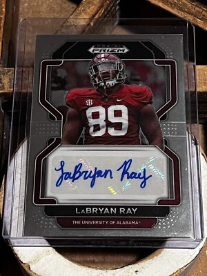 2022 PANINI PRIZM DRAFT PICKS LABRYAN RAY  AUTOGRAPH #RA-LRA - Image 1 of 2