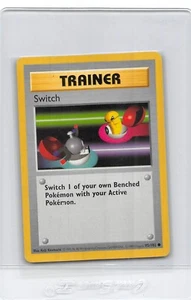 Switch 95/102 - SHADOWLESS Base Set - VINTAGE WOTC POKEMON CARD - LP - Picture 1 of 4