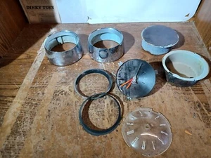 Ford Thunderbird 61 61 63 instrument panel gauge housings clock bezels LOT - Picture 1 of 6