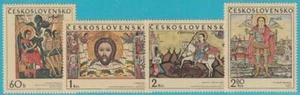 Tschechoslowakei 1970 ** postfrisch MiNr. 1976-1979 Ikonen - Bild 1 von 1