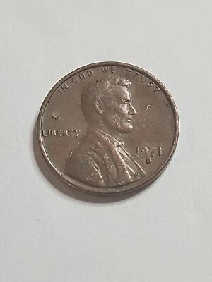RARE 1971 “D” Lincoln Memorial Penny Error - Image 1 of 3