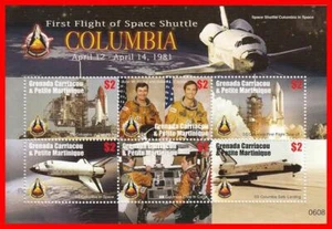 GRENADA-GRENAD. 2003 SPACE SHUTTLE COLUMBIA M/S MNH unMOUNTED - Picture 1 of 1