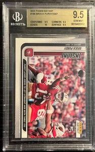 2022 Panini Instant Brock Purdy #186 RC Rookie PR /2247 BGS 9.5 GEM MT #5952 - Picture 1 of 3