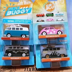 4 Pack JADA-Punch Buggy-Slug Bug, VW T1 Bus & VW Beetle. 0301 smalls - Picture 1 of 7
