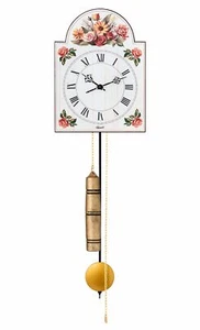 Black Forest shield clock 8 day running time by Hermle HE 61026-000711 NEW - Picture 1 of 1