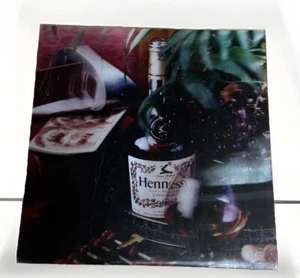 VTG 3D Lenticular Large Hennessy 20x20” Custom Made By DAVID BURDER WARHOL OF 3D - Picture 1 of 5