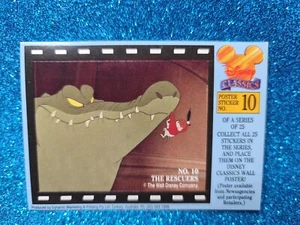 DISNEY CLASSICS🏆1993 #10 POSTER STICKER🏆FREE POST - Picture 1 of 1