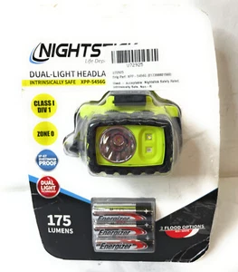 Nightstick Intrinsically Safe Dual-Light Headlamp, 175 Lumens, Green, XPP-5456G - Picture 1 of 3
