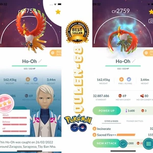 Pokémon Go - Ho-oh Apex Furified ( Non Shiny ) Trade Unregistered - Available - Picture 1 of 1