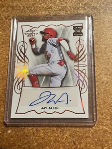 2021 Leaf Trinity Baseball # BA-JA1 Jay Allen RC Autograph  - Picture 1 of 2